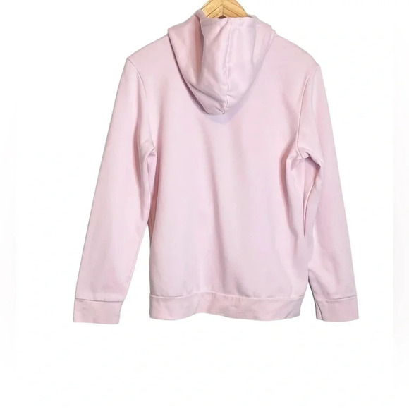 Adidas Two Tone Logo Hoodie Large Long Sleeve Kangaroo Pocket Soft Inside EUC - Picture 4 of 8